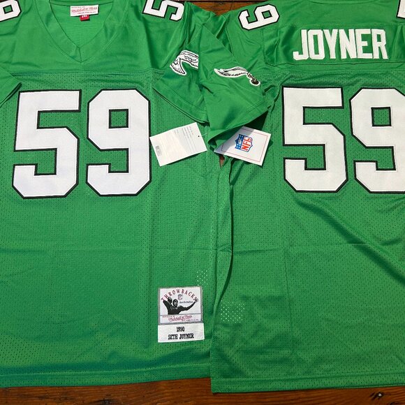 Mitchell and Ness PHILADELPHIA EAGLES SETH JOYNER Men's JERSEY Sz M,L,XL,2X NWT - Picture 1 of 5